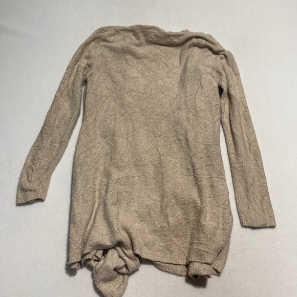 Barefoot Dreams Cozy Tan Open Cardigan - Picture 3 of 5